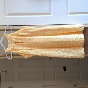 White House Black Market Yellow Dress Size 10